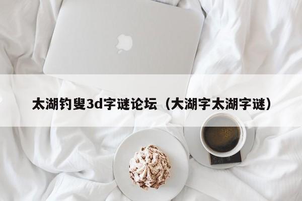 太湖钓叟3d字谜论坛（大湖字太湖字谜）